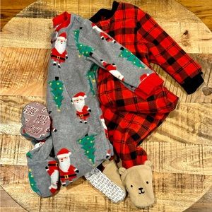 18 Months Carter’s Christmas Pj’s (bundle)